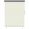 Roleta z zasłonami Kremowy 200 x 250 cm Materiał i Aluminium
