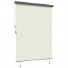 Roleta z zasłonami Kremowy 200 x 250 cm Materiał i Aluminium