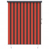Roleta Pomarańczowy i brązowy 200 x 250 cm Materiał i Aluminium