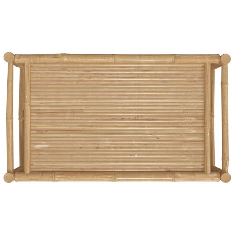 Stolik ogrodowy, 100x55x33 cm, bambusowy