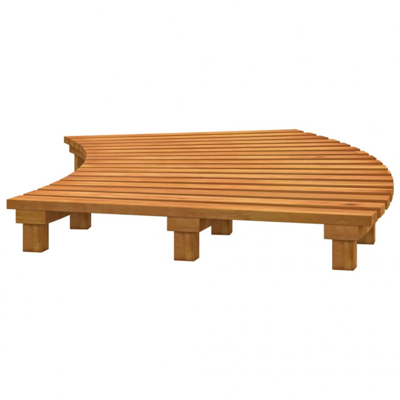 Stopnie do spa, 2 szt., lite drewno akacjowe