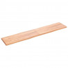 Blat, jasnobrązowy 200x40x(2-4)cm drewno z naturalną krawędzią
