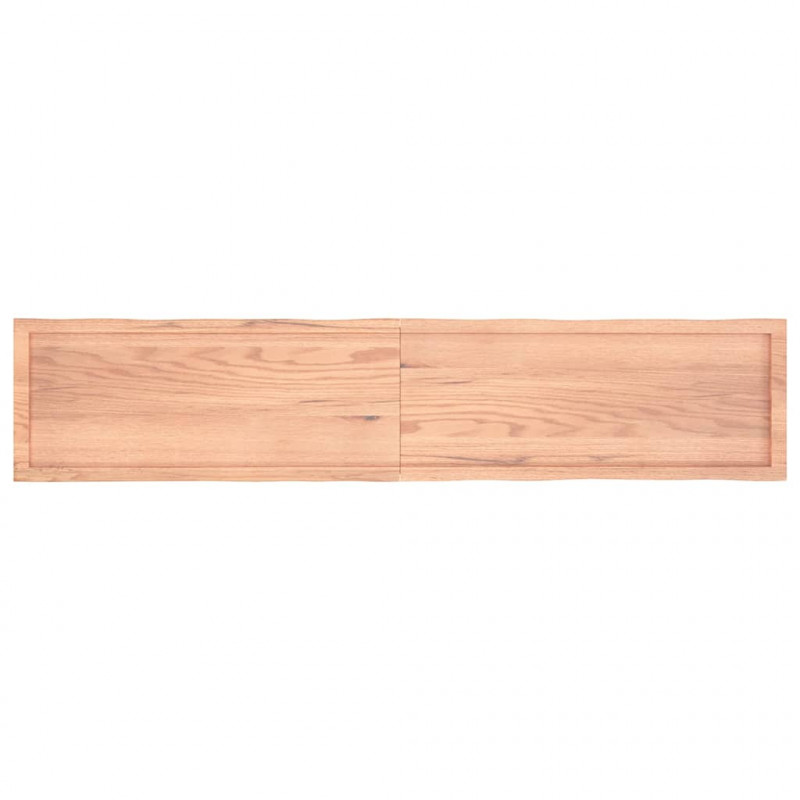 Blat, jasnobrązowy 200x40x(2-4)cm drewno z naturalną krawędzią