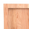 Blat, jasnobrązowy 200x40x(2-4)cm drewno z naturalną krawędzią