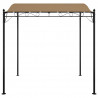 Zadaszenie, kolor taupe, 2x2,3 m, 180 g/m², tkanina i stal