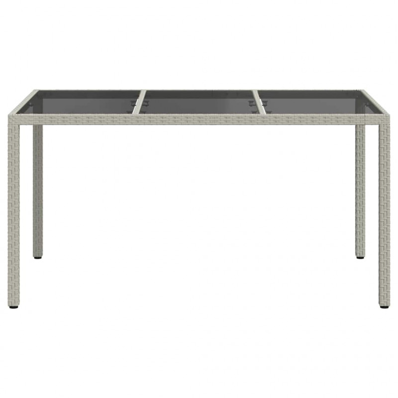Stół Ogrodowy Biały 150 x 90 x 75 cm polirattan