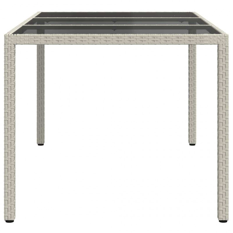 Stół Ogrodowy Biały 150 x 90 x 75 cm polirattan