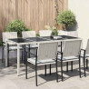Stół Ogrodowy Biały 190 x 90 x 75 cm polirattan