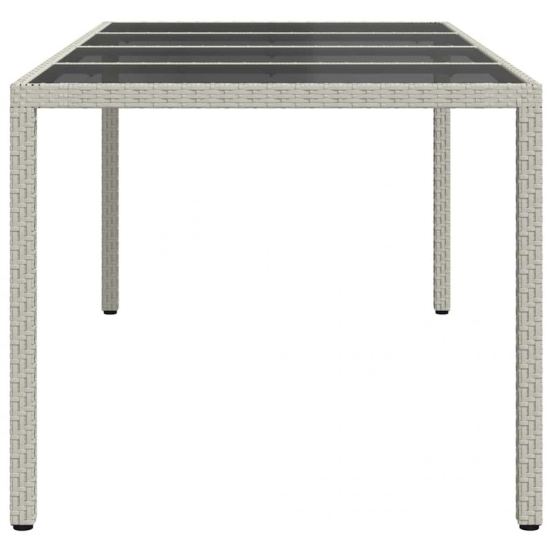 Stół Ogrodowy Biały 190 x 90 x 75 cm polirattan