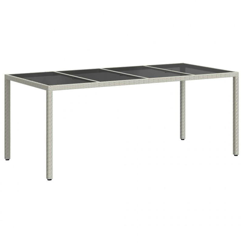 Stół Ogrodowy Biały 190 x 90 x 75 cm polirattan