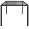 Stół Ogrodowy Czysta czerń 250 x 100 x 75 cm polirattan