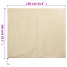 Kaptur ochronny na rośliny, z suwakiem, 70 g/m², 2,36x2 m