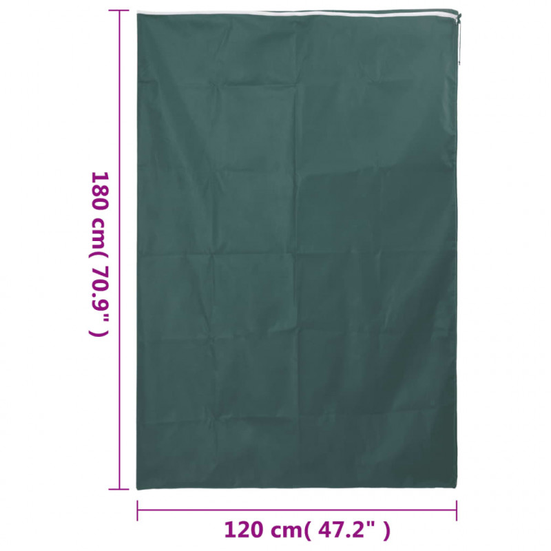 Kaptury ochronne z suwakami, 2 szt., 70 g/m², 1,2x1,8 m