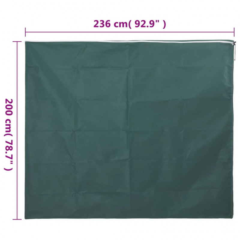 Kaptur ochronny na rośliny, z suwakiem, 70 g/m², 2,36x2 m