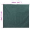 Kaptur ochronny na rośliny, z suwakiem, 70 g/m², 3,93x3,5 m