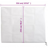Kaptur ochronny na rośliny, z suwakiem, 70 g/m², 3,14x2,5 m