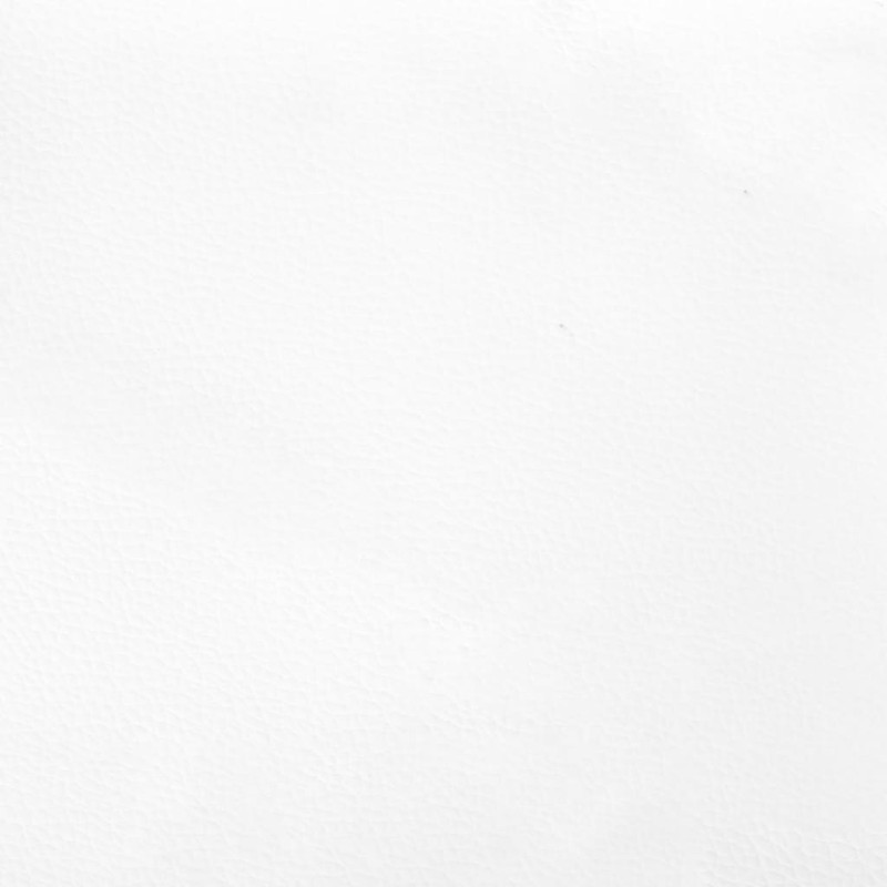 Rama łóżka, biała, 100x200 cm, sztuczna skóra