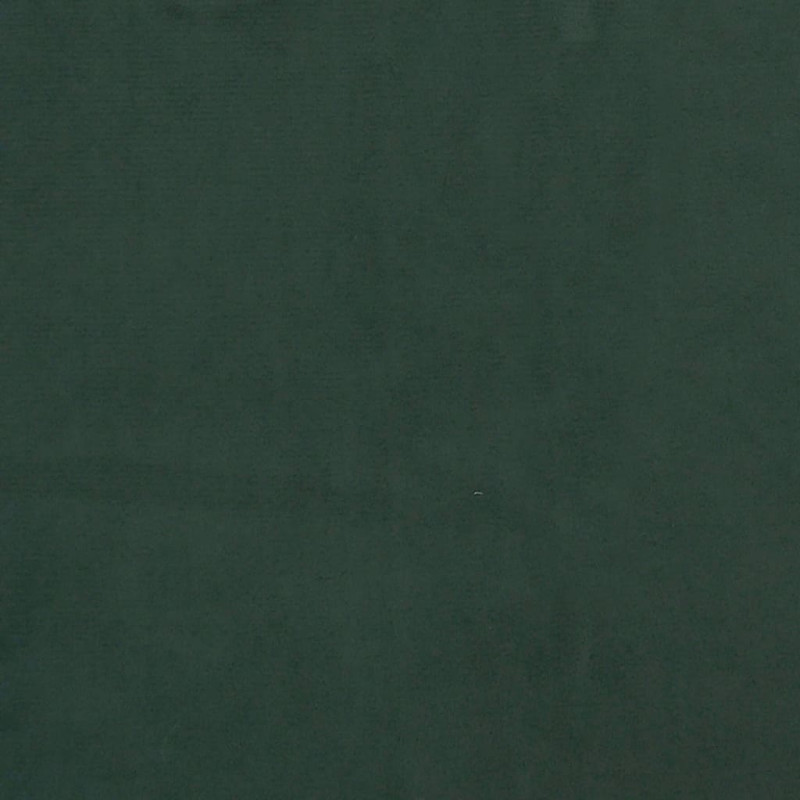 Rama łóżka bez materaca, ciemnozielone, 200x200 cm, aksamit