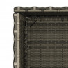 Szafka ogrodowa, szara, 50x55x115 cm, polirattan