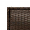 Szafka ogrodowa, brązowa, 105x55x113 cm, polirattan