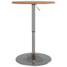 Stolik barowy, Ø50x89,5 cm, lite drewno bukowe