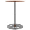 Stolik barowy, Ø50x89,5 cm, lite drewno bukowe