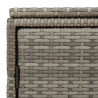 Szafka ogrodowa, szara, 110x55x60,5 cm, polirattan