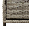 Szafka ogrodowa, szara, 110x55x60,5 cm, polirattan