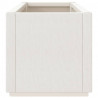 Donica ogrodowa, biała, 80x36x35 cm, PP