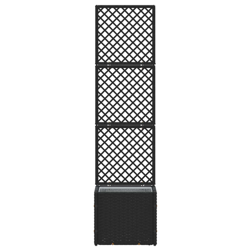 Osłona do treli ogrodowej Czarny 35 x 30 x 135 cm Metal