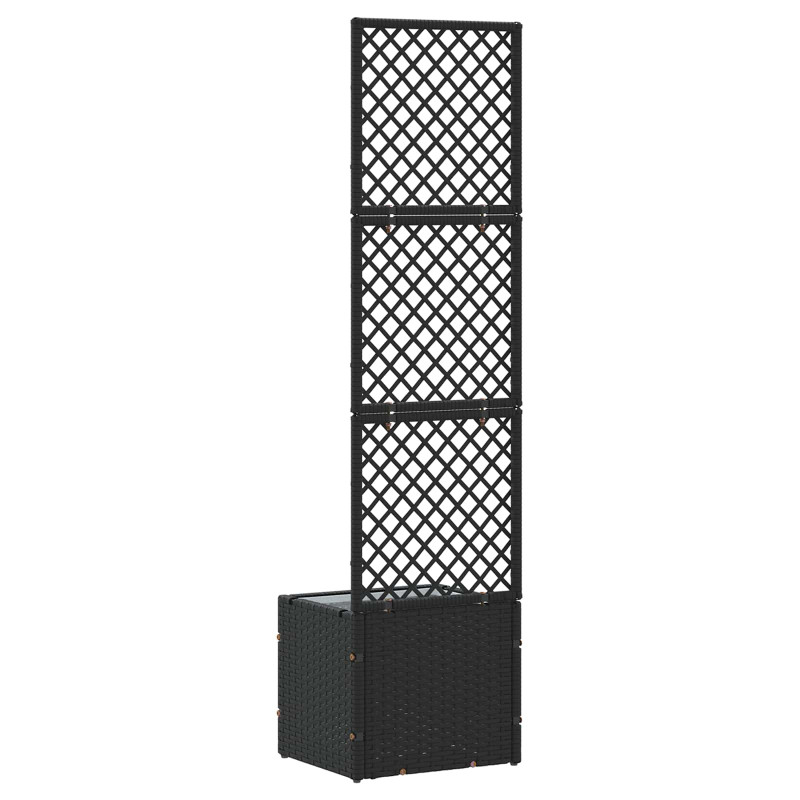 Osłona do treli ogrodowej Czarny 35 x 30 x 135 cm Metal