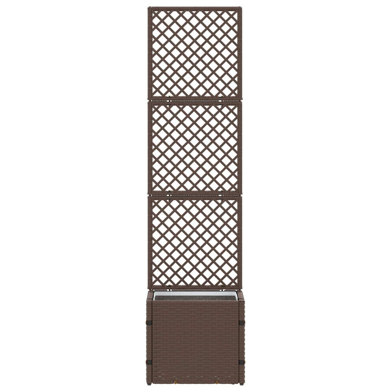 Osłona do treli ogrodowej Brązowy 35 x 30 x 135 cm Metal