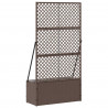 Osłona do treli ogrodowej Brązowy 70 x 30 x 135 cm Metal