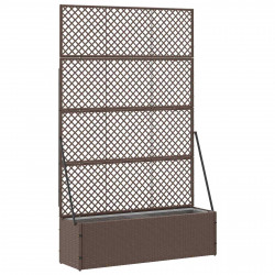 Osłona do treli ogrodowej Brązowy 105 x 30 x 170 cm Metal