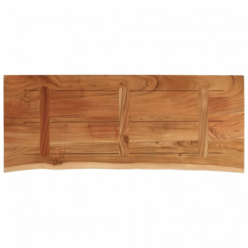 Blat do stołu, 100x40x2,5cm, drewno akacjowe, naturalna krawędź