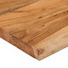 Blat do stołu, 100x40x2,5cm, drewno akacjowe, naturalna krawędź