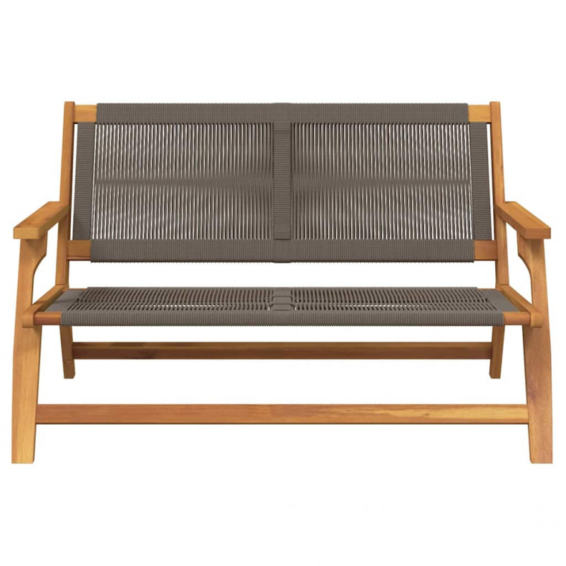 Meble ogrodowe Szary 122 x 78 x 73 cm Lite Drewno Akacji