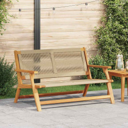 Meble ogrodowe Beżowy 122 x 78 x 73 cm Lite Drewno Akacji
