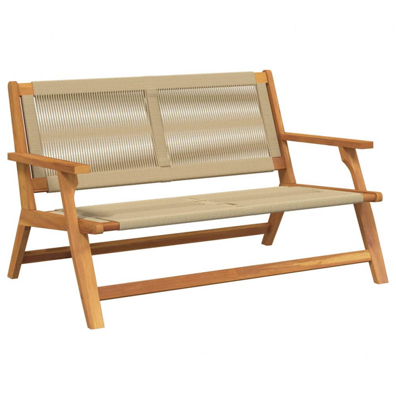 Meble ogrodowe Beżowy 122 x 78 x 73 cm Lite Drewno Akacji