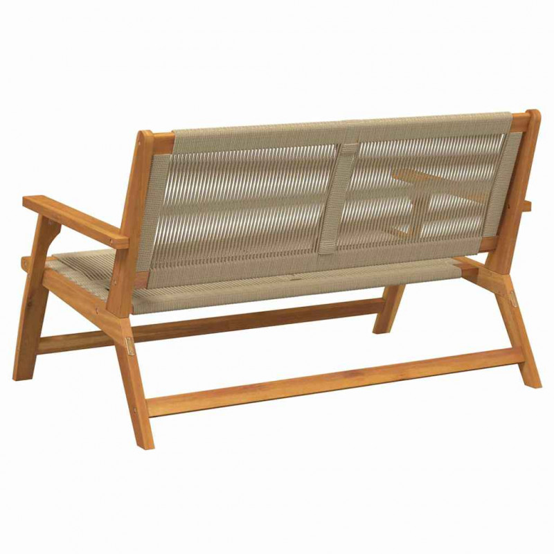 Meble ogrodowe Beżowy 122 x 78 x 73 cm Lite Drewno Akacji