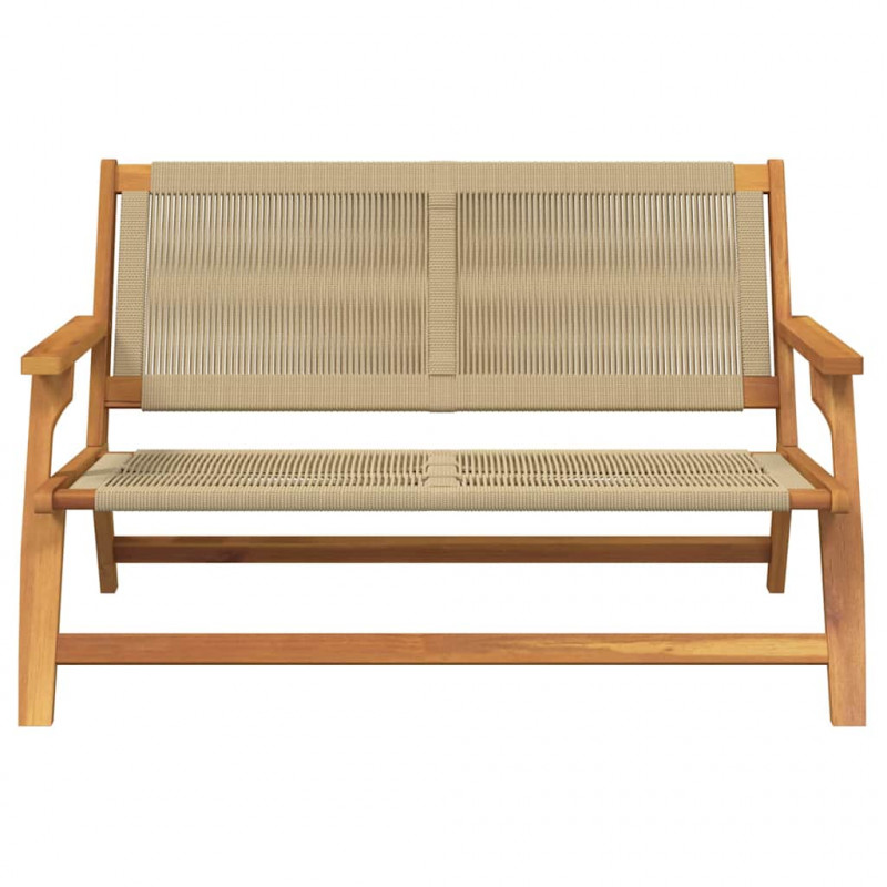 Meble ogrodowe Beżowy 122 x 78 x 73 cm Lite Drewno Akacji