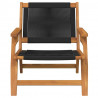 Meble ogrodowe 2 pcs Czarny 67 x 76 x 73 cm Lite Drewno Akacji