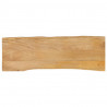 Blat stołu, 110x40x2,5 cm, naturalna krawędź, lite drewno mango