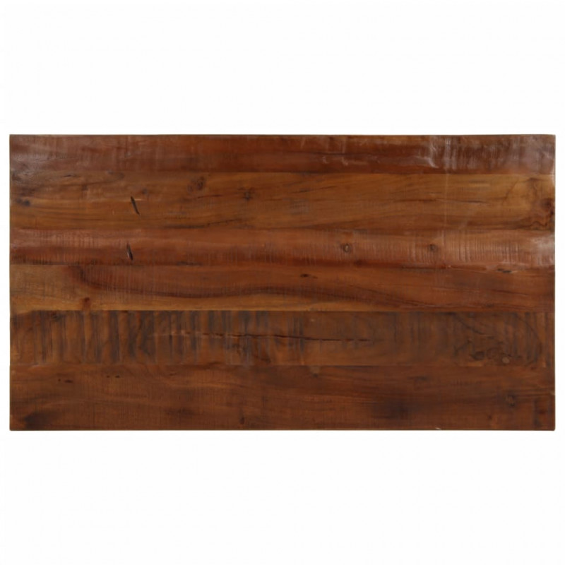 Blat stołu, 100x60x2,5 cm, prostokątny, lite drewno z odzysku