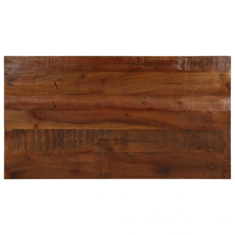 Blat stołu, 120x60x2,5 cm, prostokątny, lite drewno z odzysku