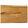 Blat stołu, 70x40x2,5 cm, naturalna krawędź, lite drewno mango
