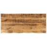 Blat stołu, 140x60x2,5 cm, naturalna krawędź, drewno mango
