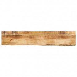 Blat stołu, 160x40x3,8 cm, naturalna krawędź, drewno mango