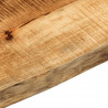 Blat stołu, 160x40x3,8 cm, naturalna krawędź, drewno mango