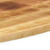 Blat stołu, 110x40x3,8 cm, owalny, lite drewno mango